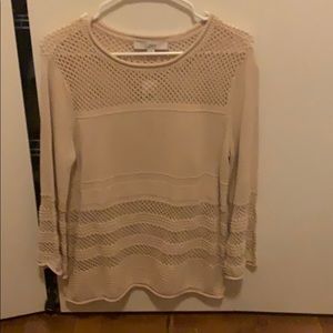 Never worn adorable tan sweater from Loft!